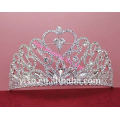 Silberne Strass-Tiara